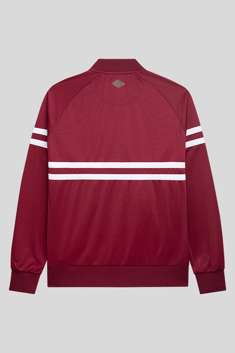 Unfair Athletics DMWU Tracktop Burgundy hinten