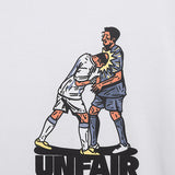 Unfair Athletics Headbutt T-Shirt White Detailansicht