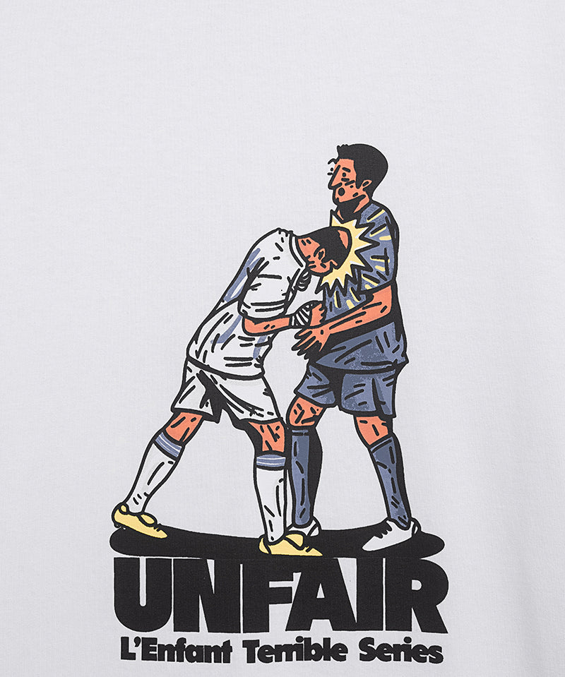Unfair Athletics Headbutt T-Shirt White Detailansicht