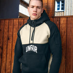 Unfair Athletics Ninja Zipper Navy Cream Lifestyle