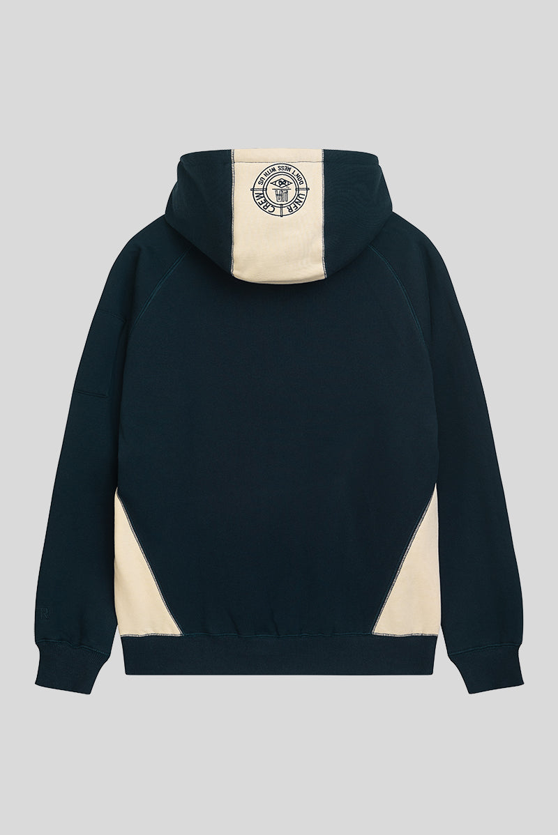 Unfair Athletics Ninja Zipper Navy/Cream Rückansicht