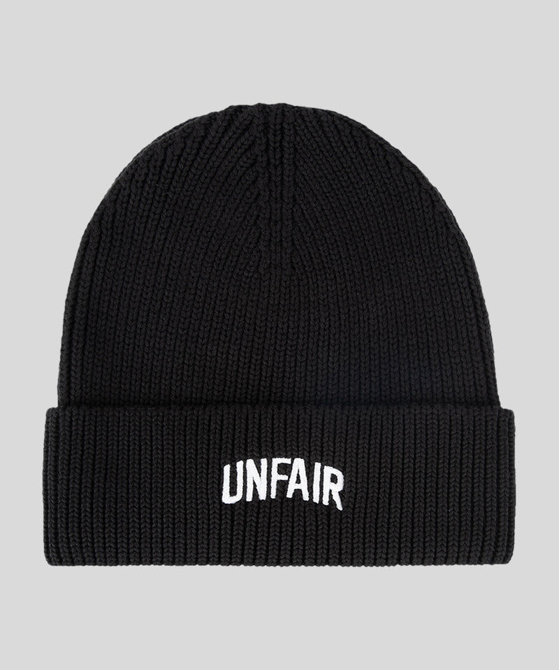 Unfair Athletics Organic Knit Beanie - Black